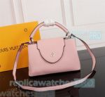 Young Girl Top Clone L---V Pink Genuine Leather Soft Shoulder Bag 